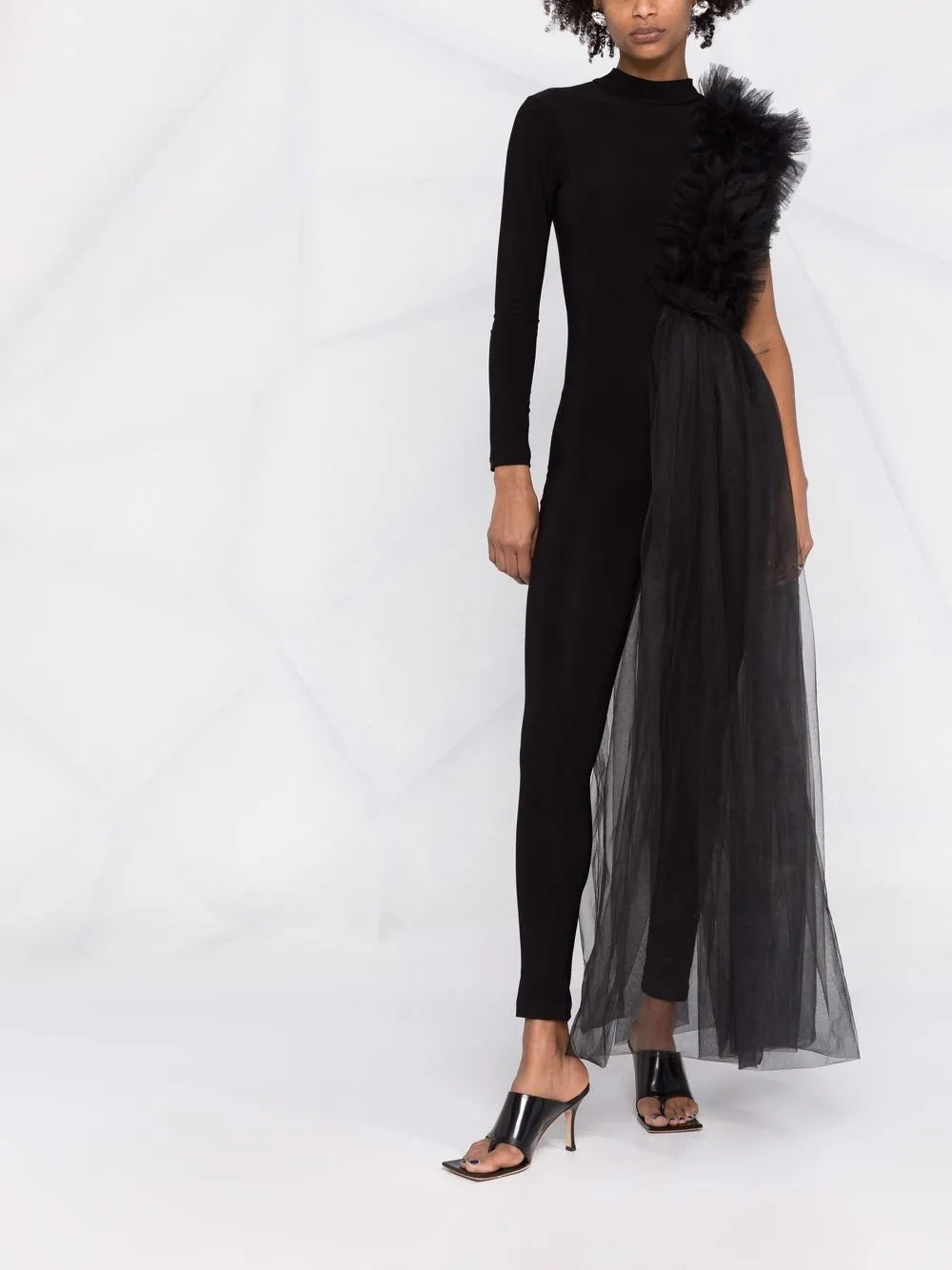 Ruffle-Detail Jumpsuit
