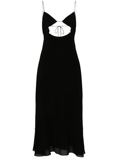 Cut-Out Midi Dress