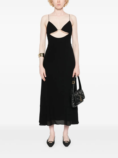 Cut-Out Midi Dress