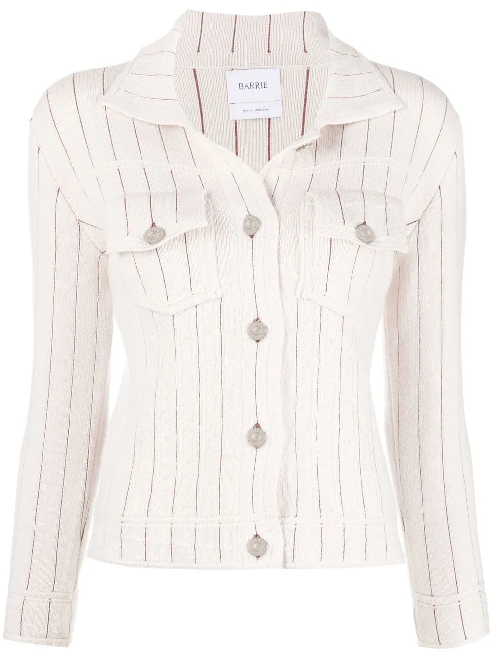 Striped Uniform Denim Jacket