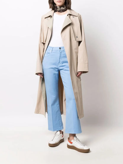 Cropped Wide-Leg Jeans