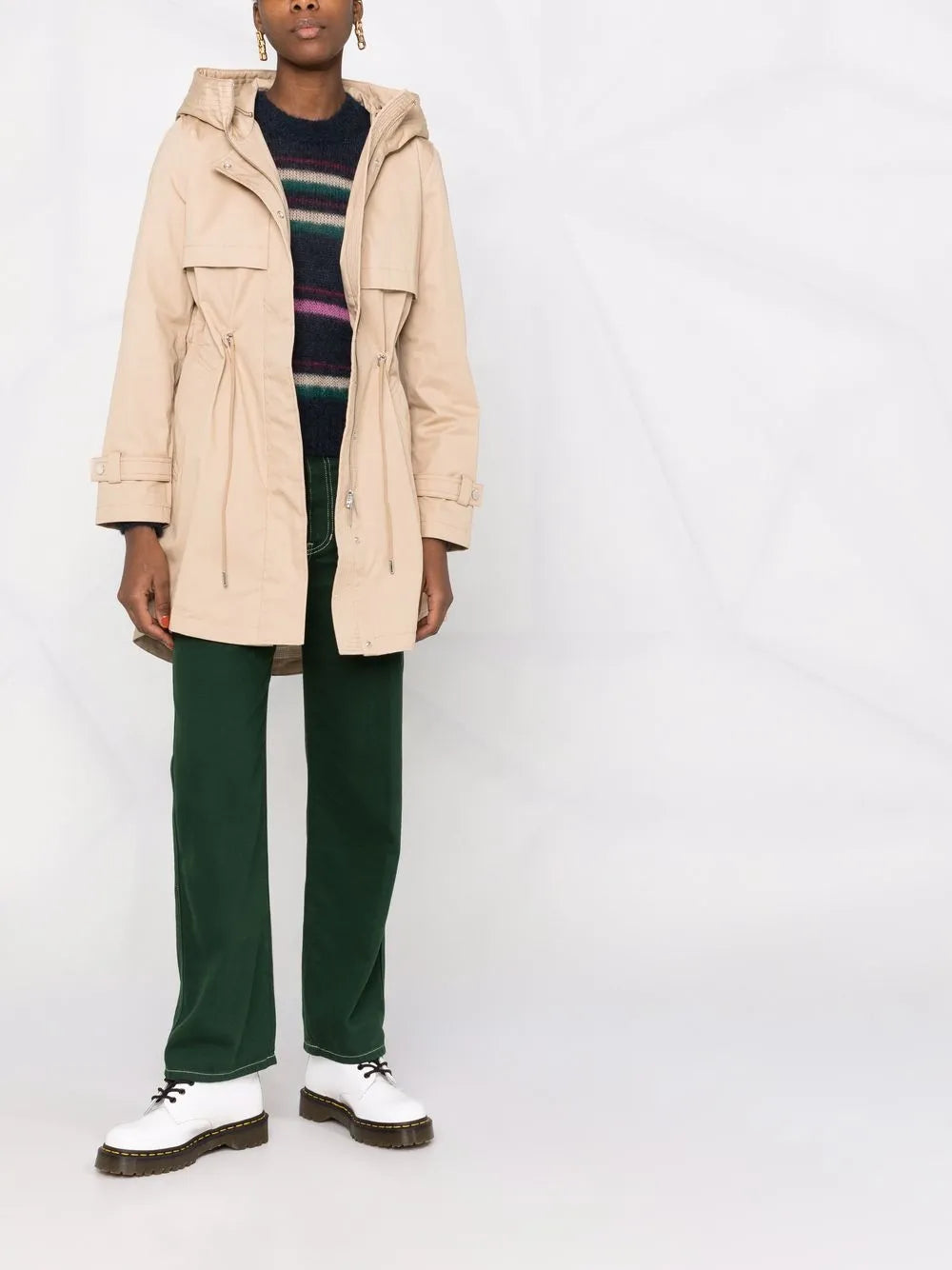 Havice Zip-Front Parka Coat