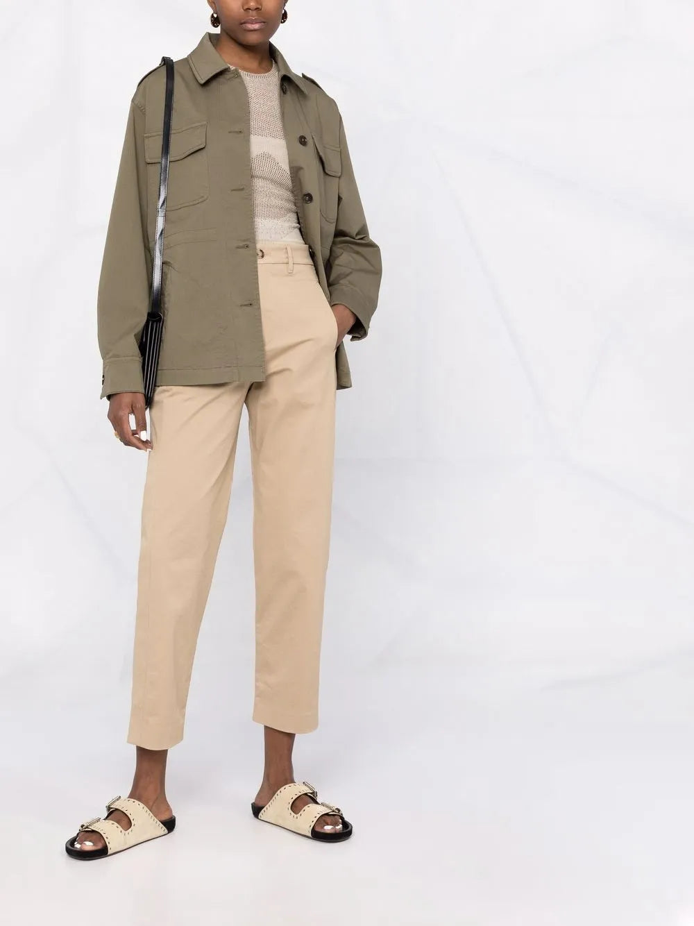 Straight-Leg Tailored Trousers