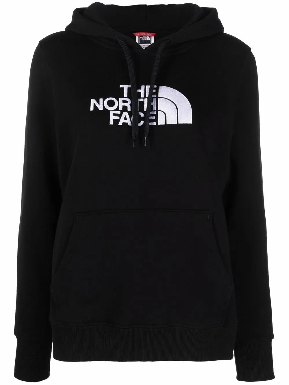 Embroidered-Logo Drawstring Hoodie
