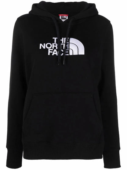 Embroidered-Logo Drawstring Hoodie
