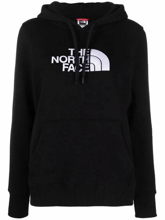 Embroidered-Logo Drawstring Hoodie