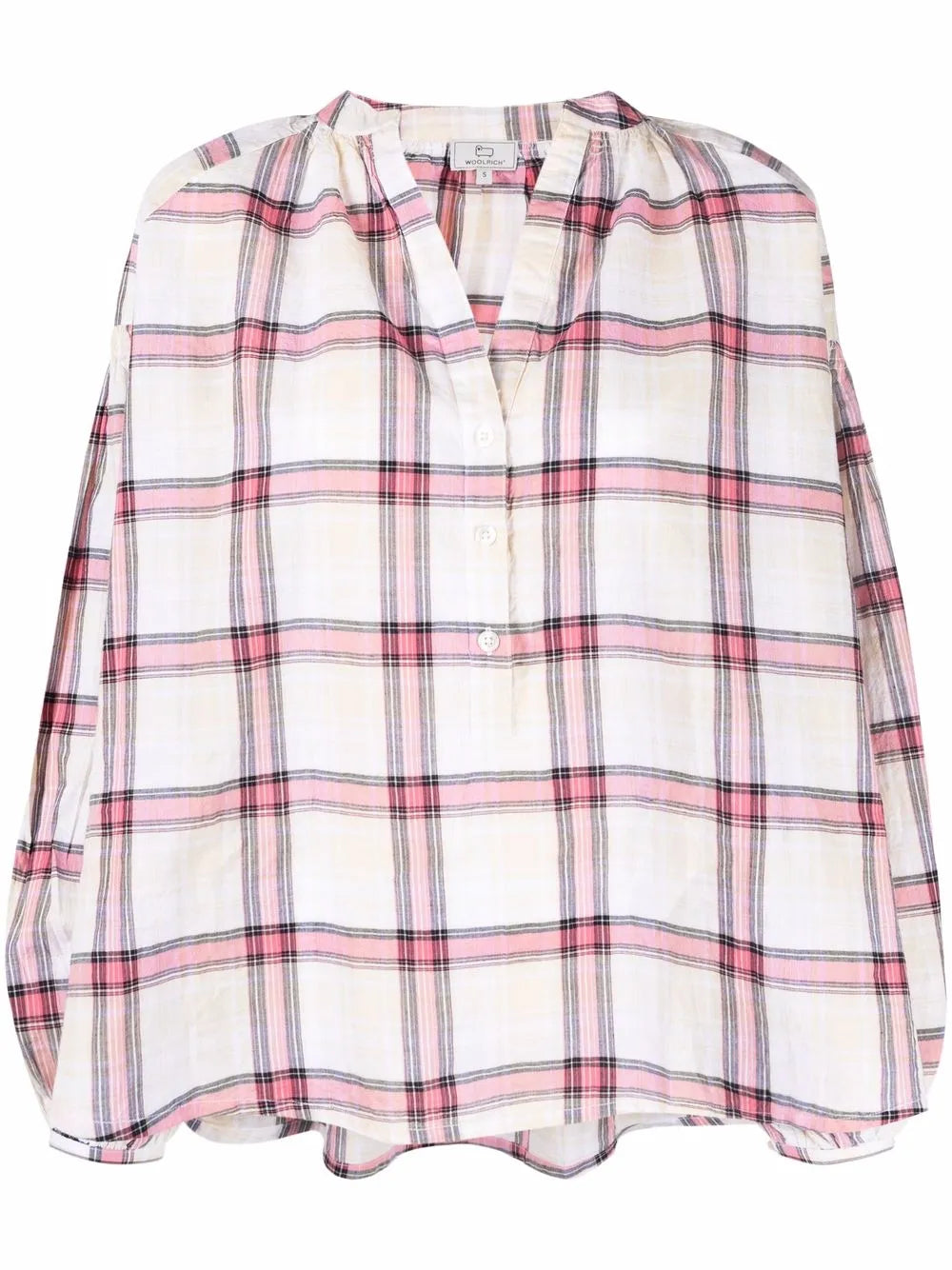 Plaid Check Button-Up Shirt
