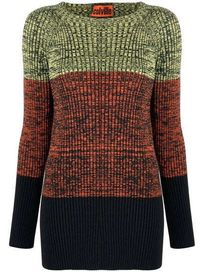 Panelled Cut-Out Jumper