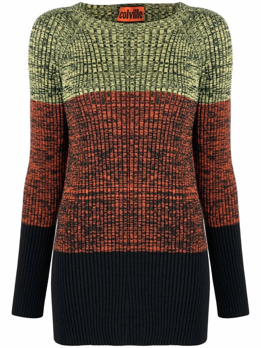 Panelled Cut-Out Jumper