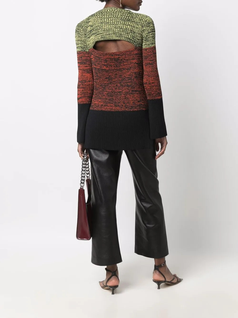 Panelled Cut-Out Jumper