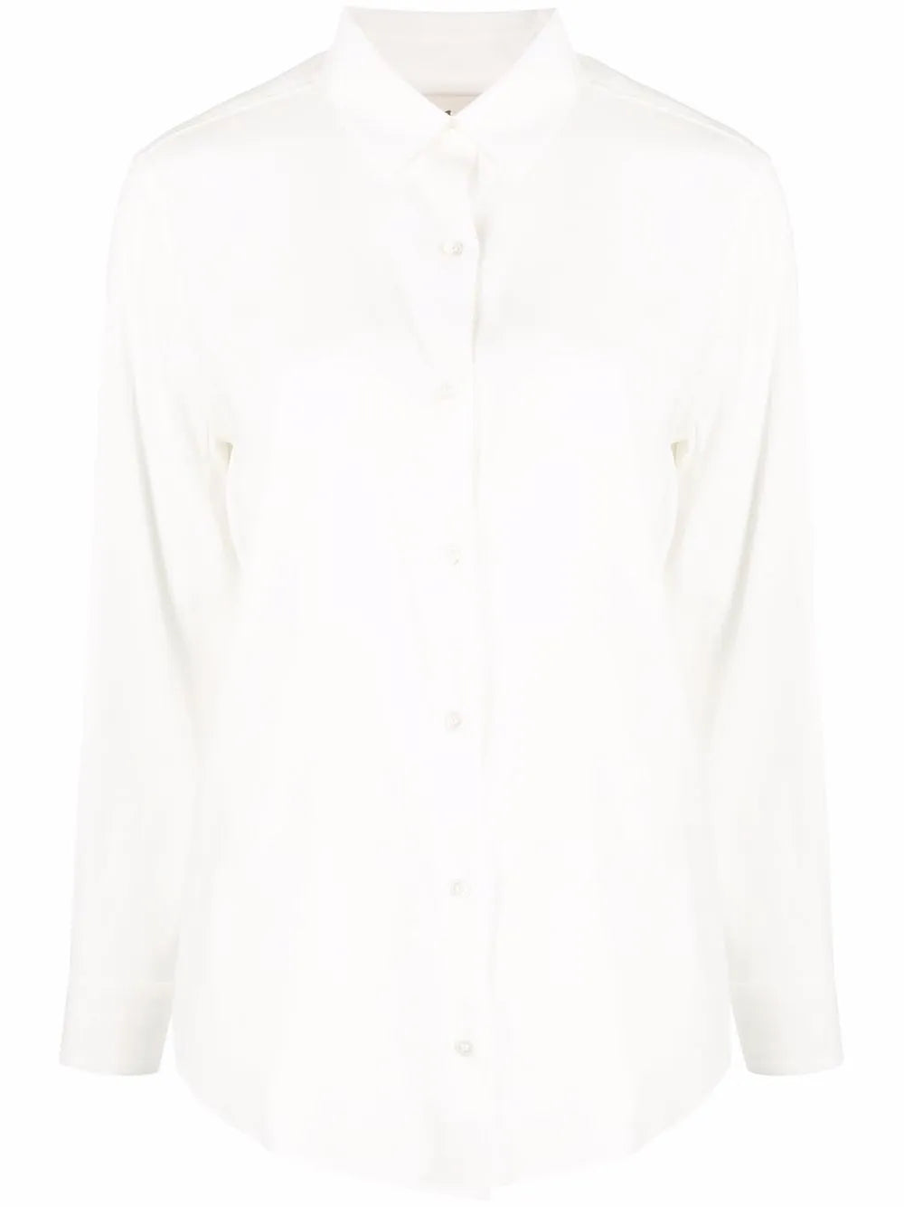 Long-Sleeve Silk Shirt