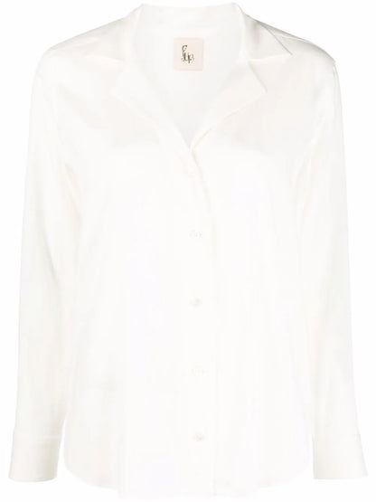 Long-Sleeve Silk Shirt