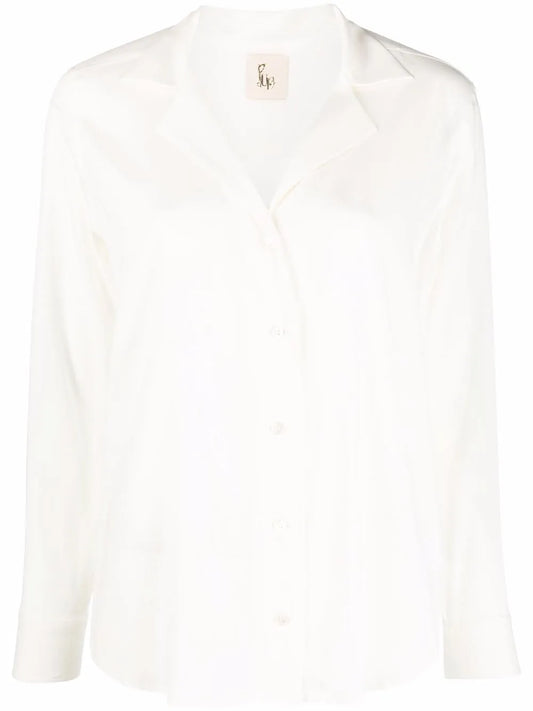 Long-Sleeve Silk Shirt