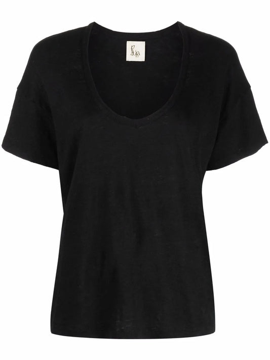 U-Neck Short-Sleeved T-Shirt