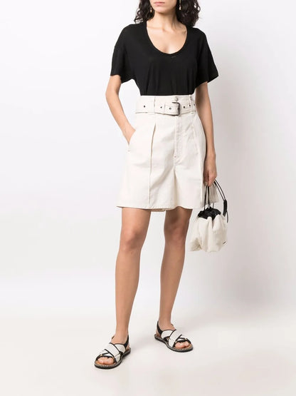 U-Neck Short-Sleeved T-Shirt