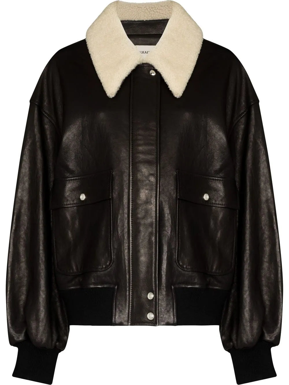 Shearling-Trim Collar Jacket