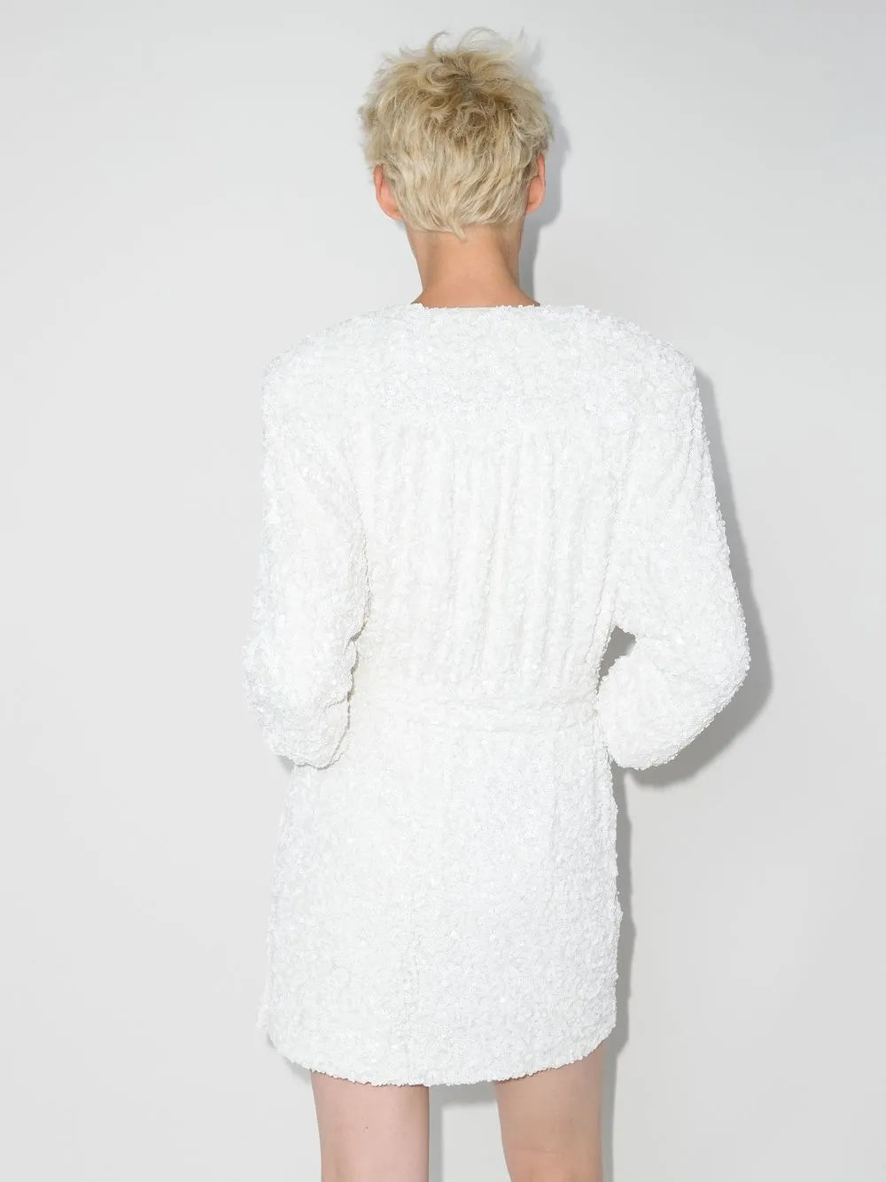 Samantha Sequin Wrap Dress