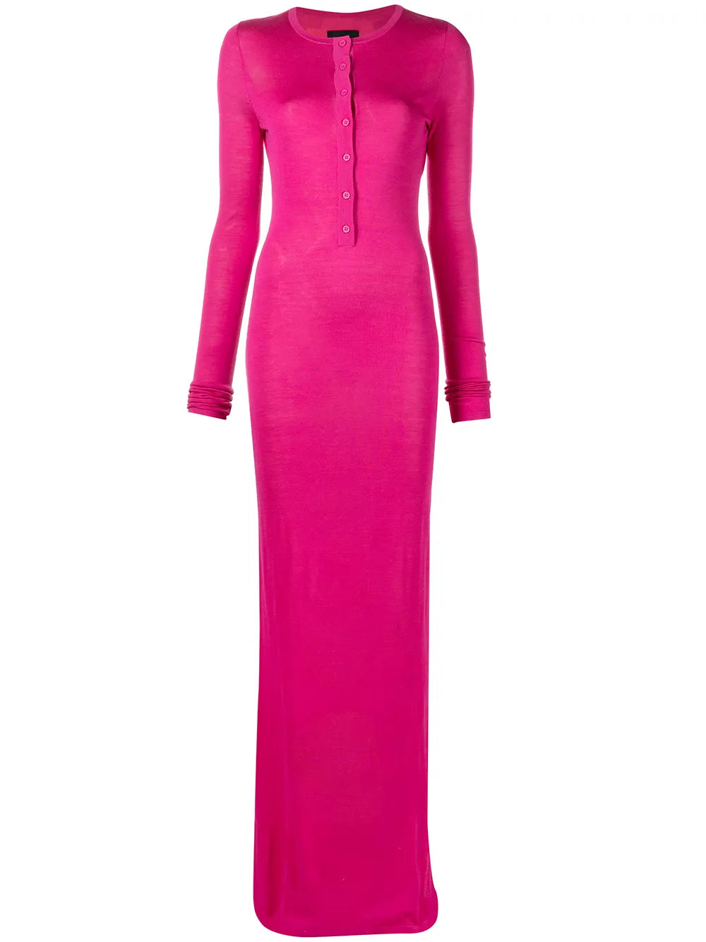 Ciaran Buttoned Silk Maxi Dress