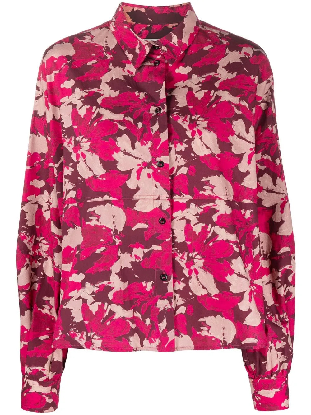 Floral-Print Cotton Shirt