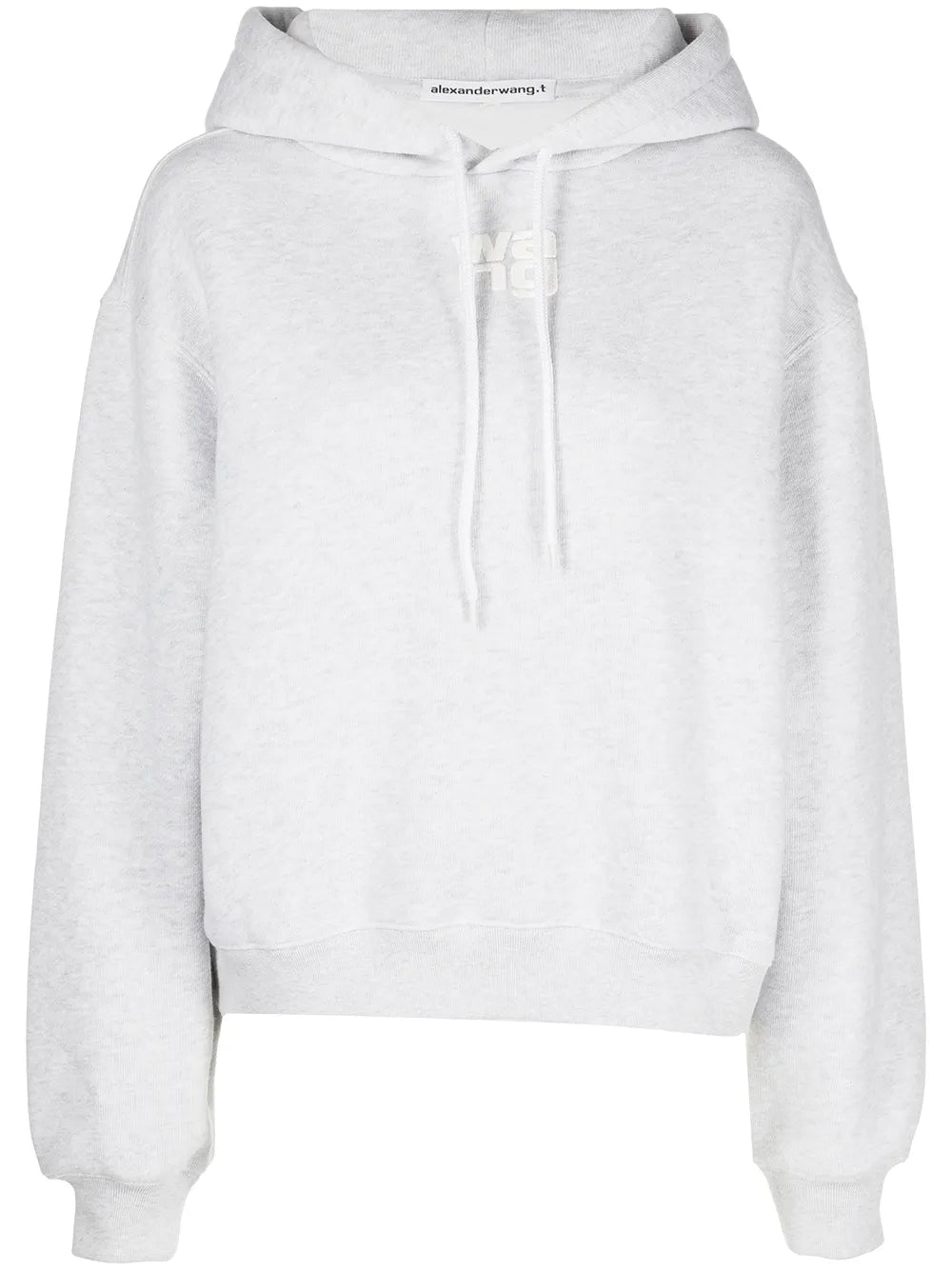 Rubberised Logo Cotton Hoodie