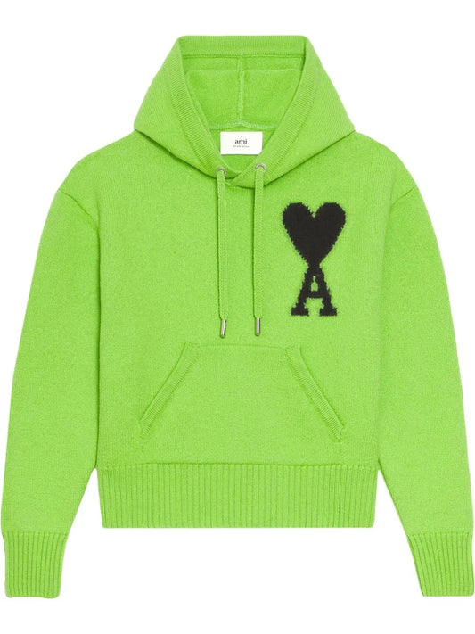 Embroidered-Logo Drawstring Hoodie