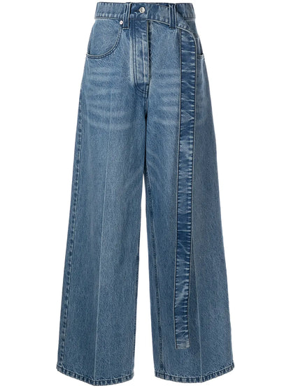 High-Waisted Wide Leg Jeans