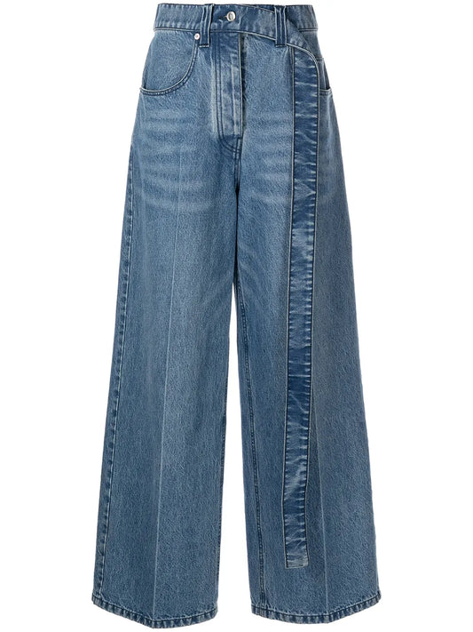 High-Waisted Wide Leg Jeans