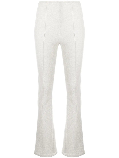 High-Waisted Flared Leg Trousers