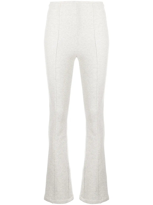 High-Waisted Flared Leg Trousers