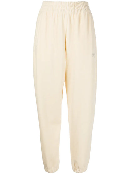 High-Waisted Track Trousers
