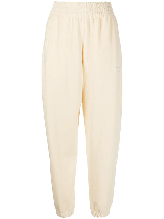 High-Waisted Track Trousers