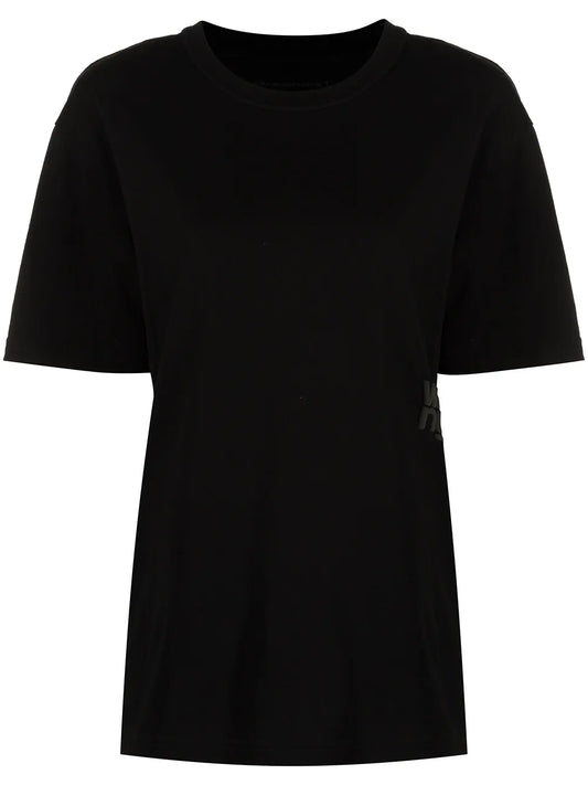 Rubberised Logo Cotton T-Shirt