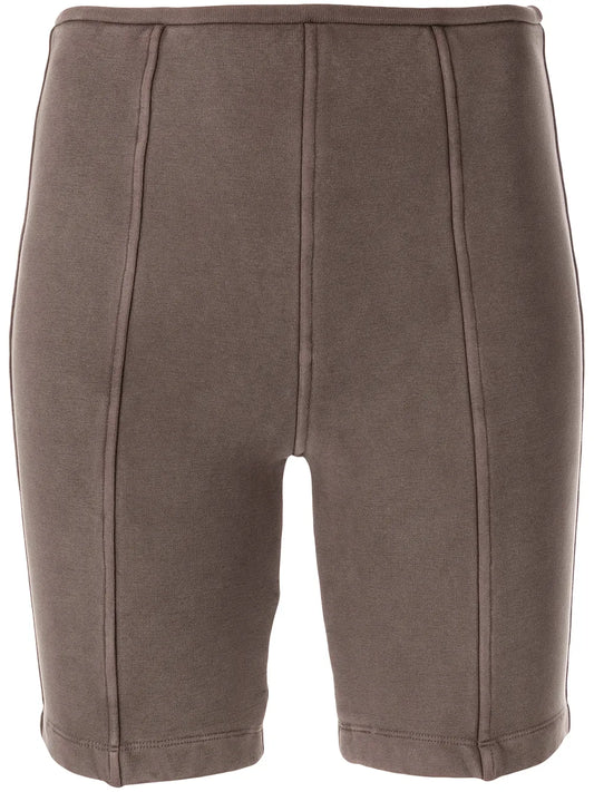 High-Waisted Cotton Cycling Shorts