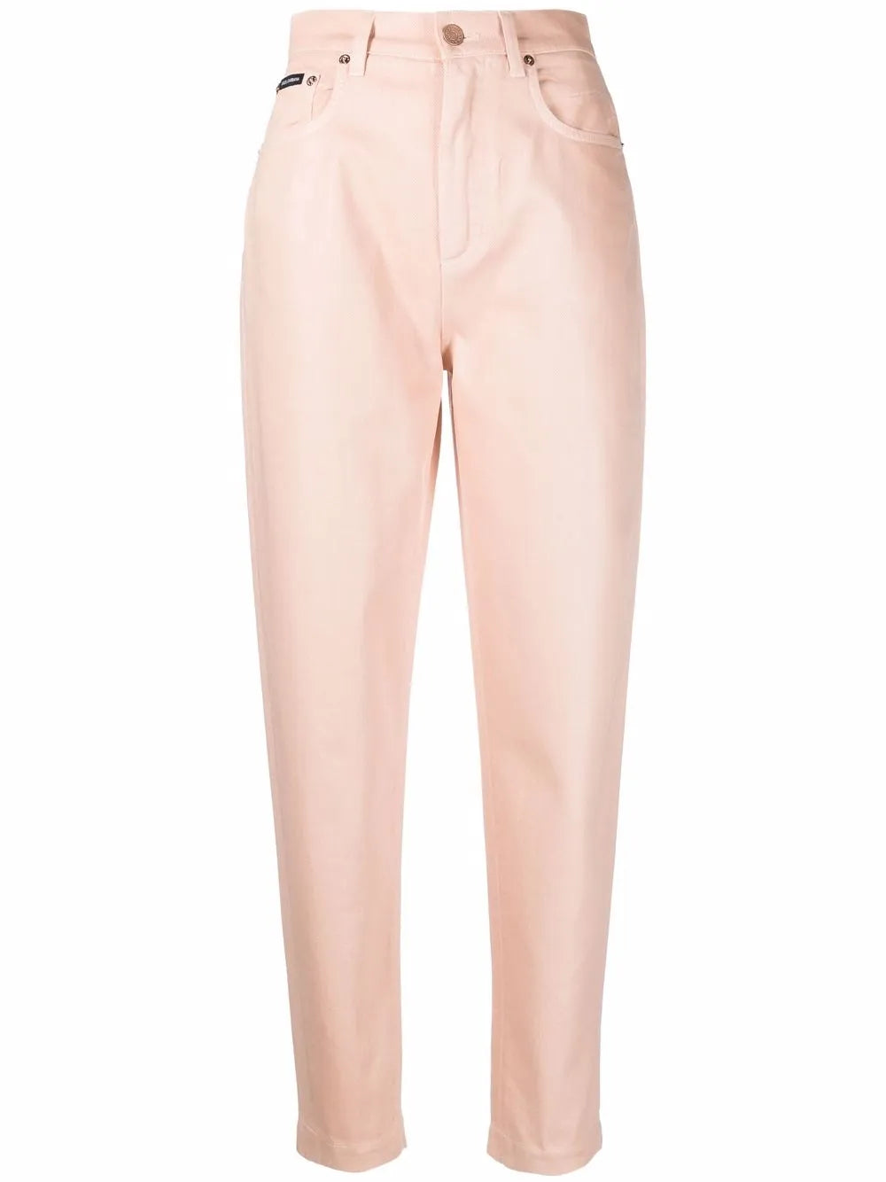 Tapered High-Waisted Trousers