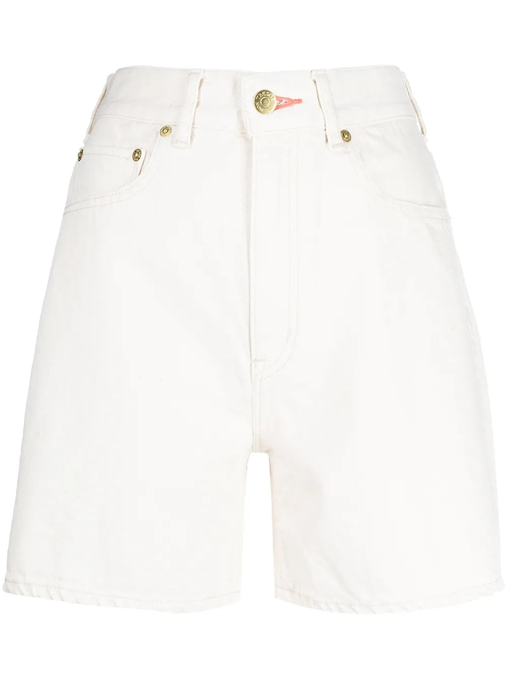 The Coral High-Rise Denim Shorts