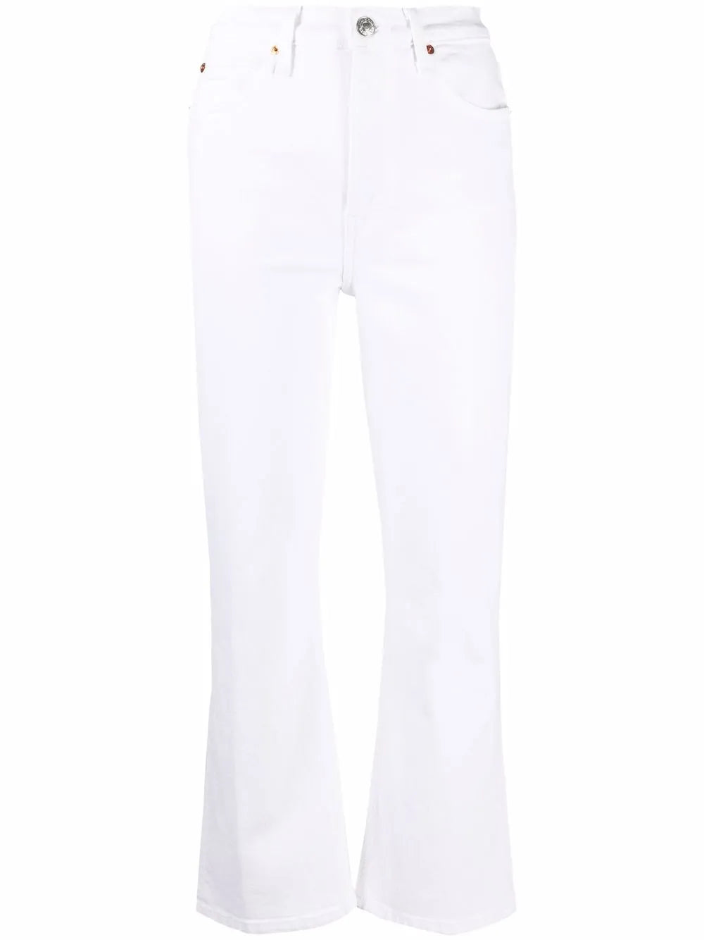High-Waisted Straight Leg Jeans