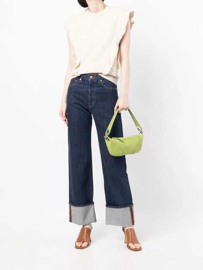 The Carnelian High-Rise Straight-Leg Jeans