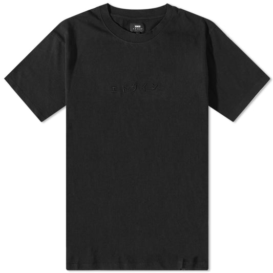 Katakana Embroidery T-Shirt