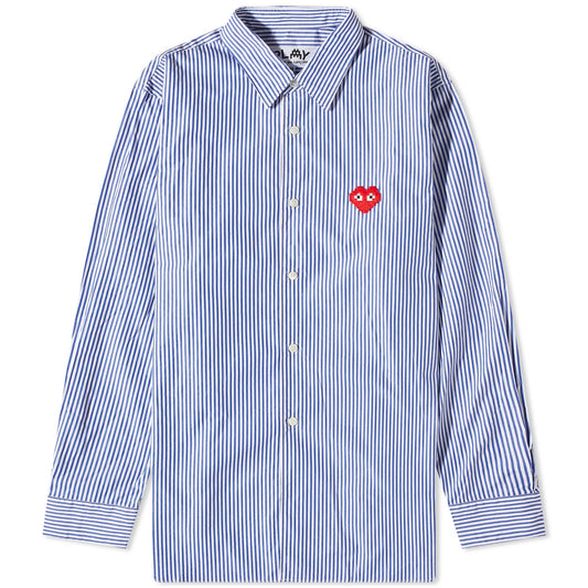 Invader Heart Striped Shirt