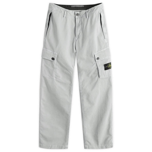 Stone Island Brushed Cotton Canvas Cargo Pants