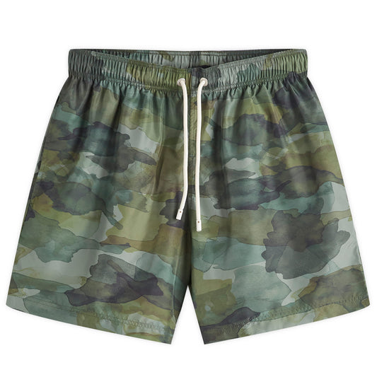 Camo Logo Swim Shorts