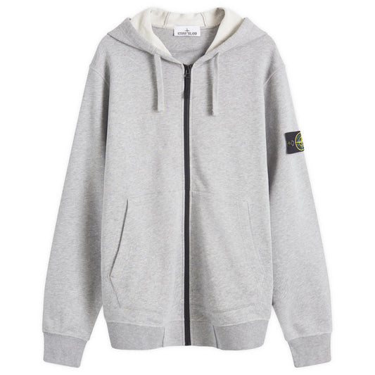 Cotton Fleece Garment Dyed Zip Hoodie