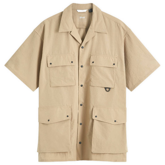 Dot Air Utility Pocket Short Sleeve Shirt