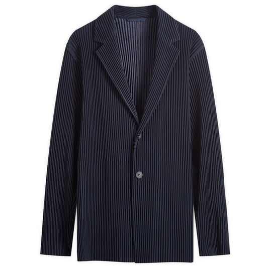 Pleated Single Breasted Jacket