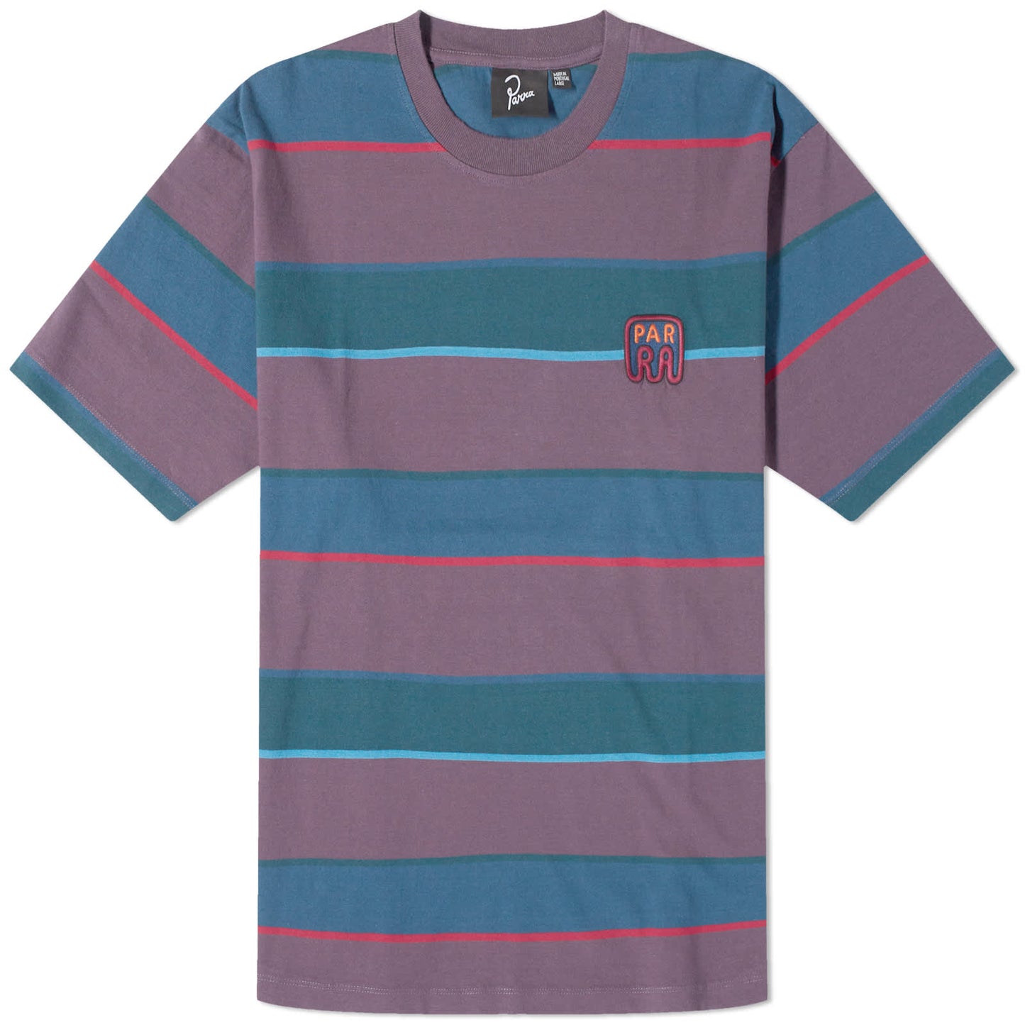 Fast Food Logo Stripe T-Shirt