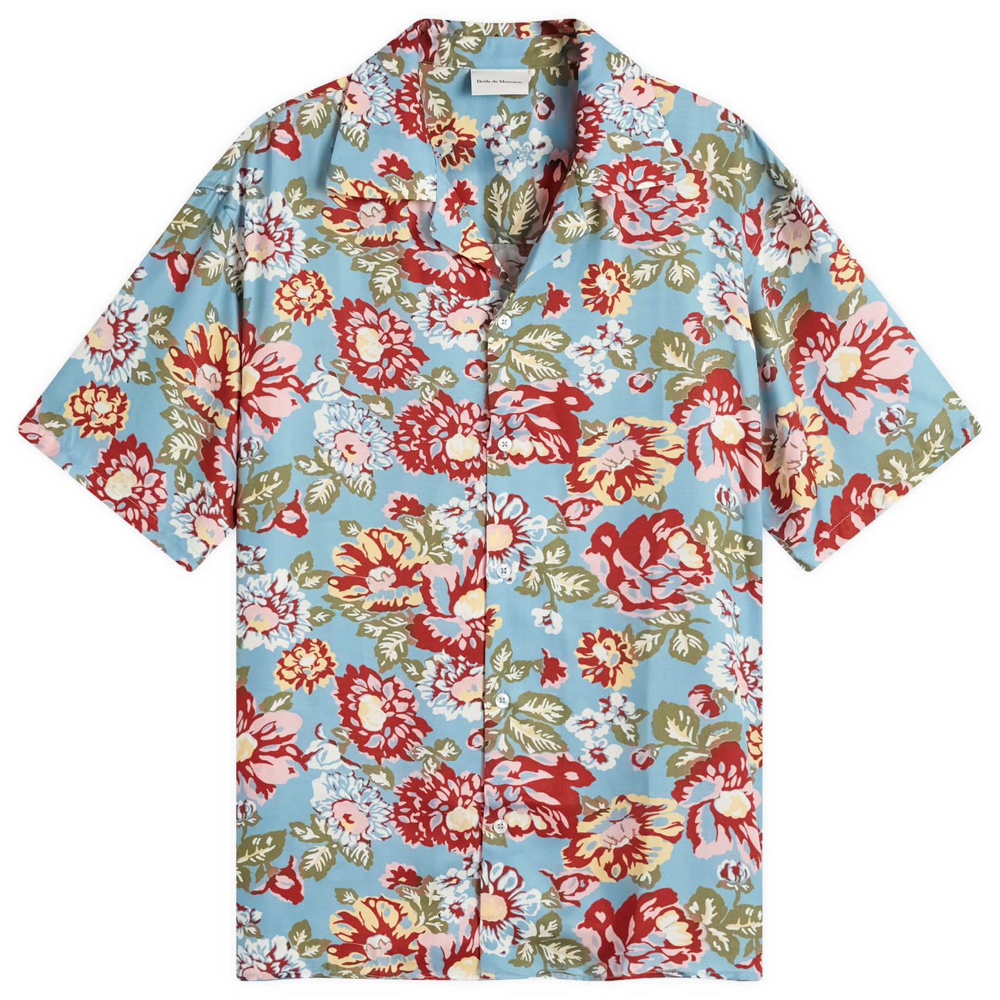 Peony Print Vacation Shirt