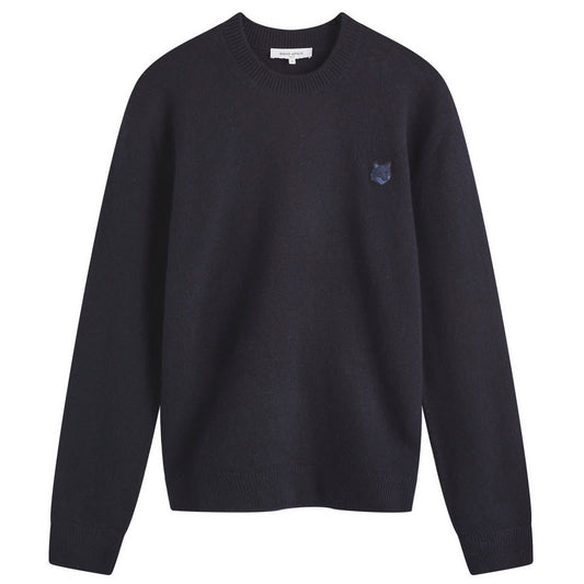 Bold Fox Head Patch Regular Lambswool Crew Ju