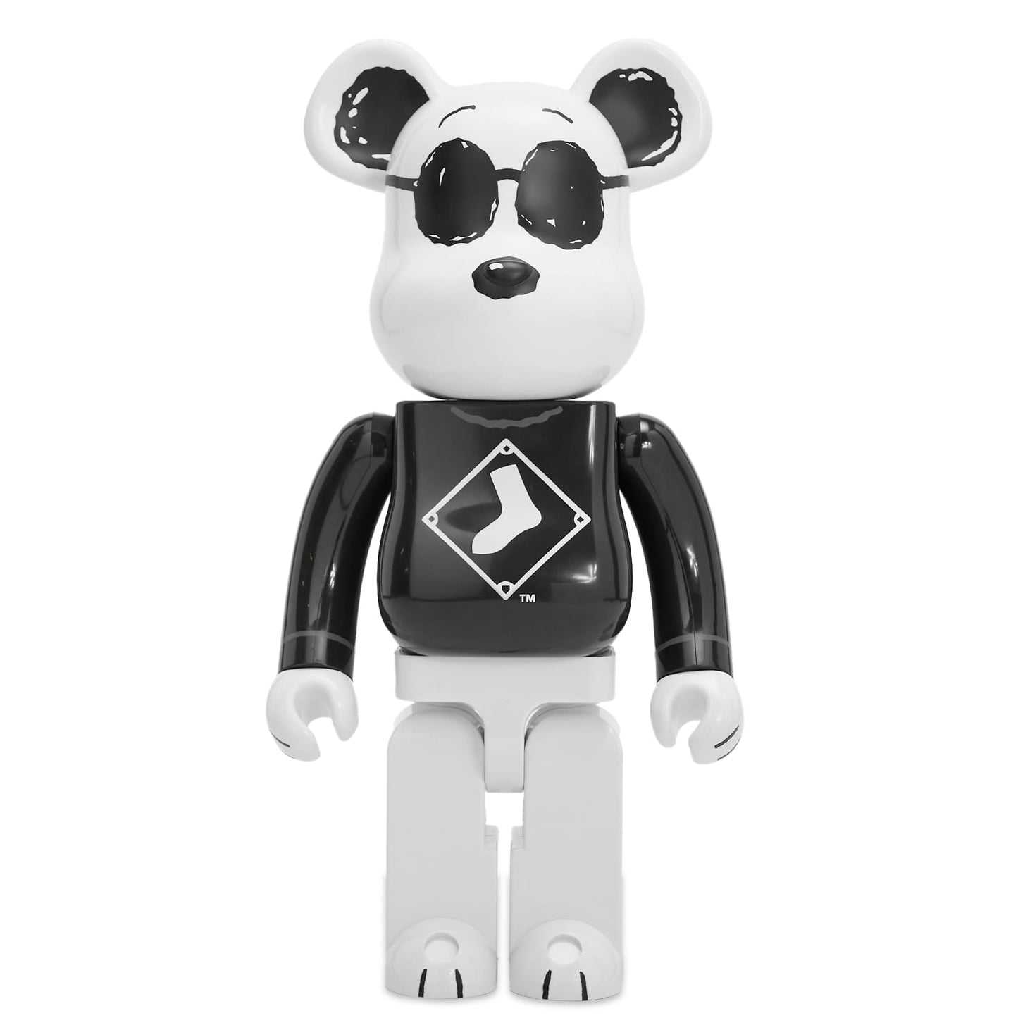 Medicom Be@rbrick MLB x Peanuts Snoopy (White Sox)