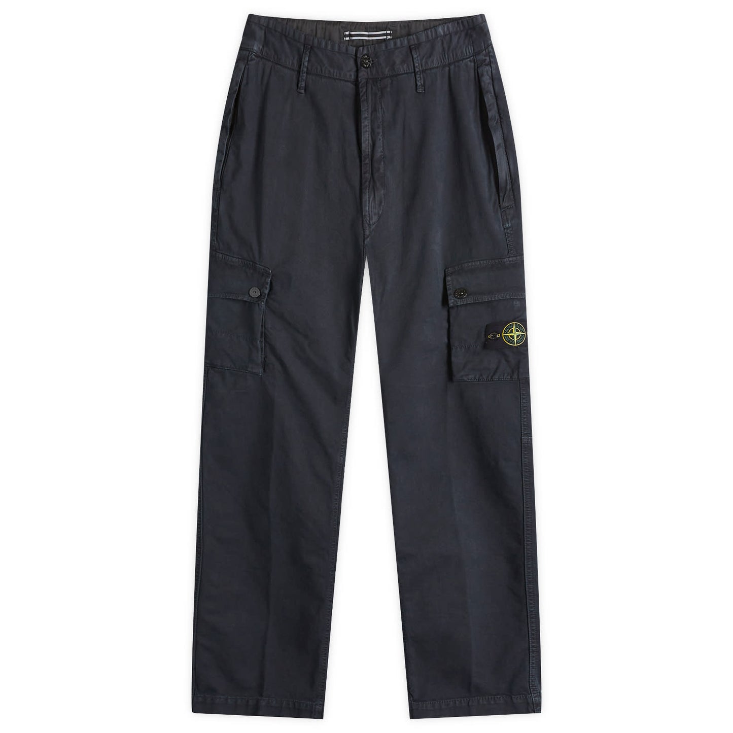 Stone Island Brushed Cotton Canvas Cargo Pants