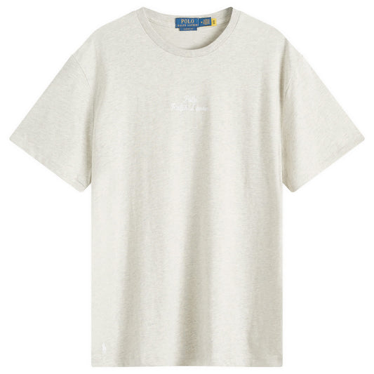 Classic Fit Embroidered Script Logo Tee